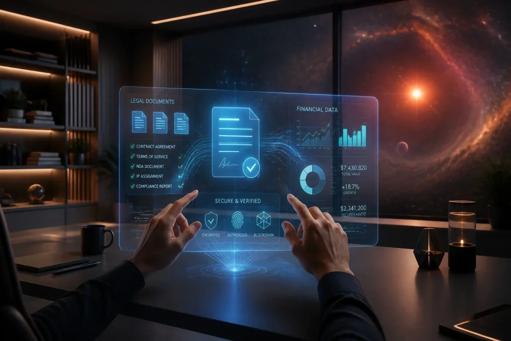 Futurisme financier et juridique