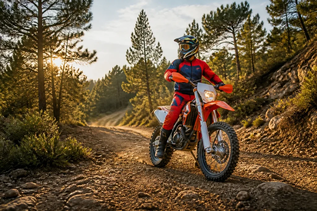 Aventure en moto tout terrain